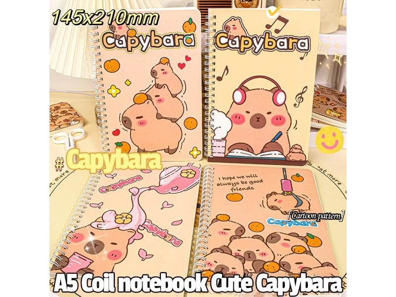 A5 Spiral Notebook For Kid Student - Daily Notes Planner Carousel 1