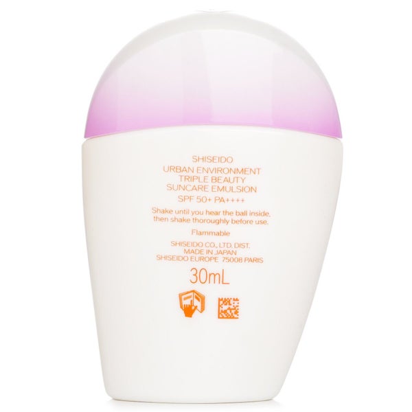 Shiseido Urban Environment Triple Beauty Suncare Emulsion SPF 50+ 30ml Carousel 3