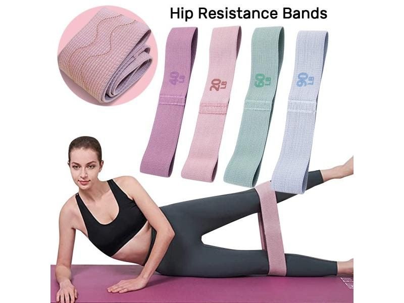 Anti-Slip Resistance Bands For Glute Thigh Workout Carousel 2