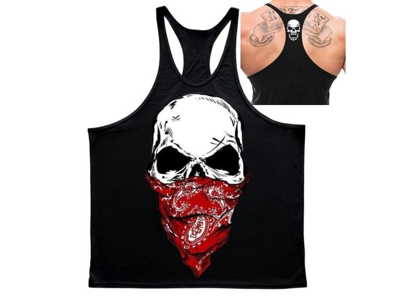 Mens Cotton Breathable Tank Tops For Gym Fitness Training Carousel 2