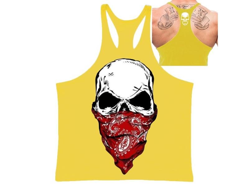 Mens Cotton Breathable Tank Tops For Gym Fitness Training Carousel 1