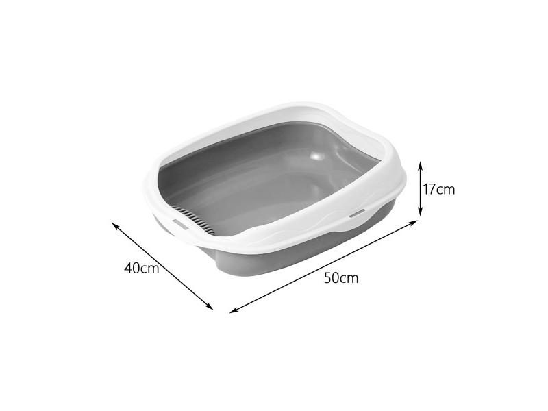 Cat Litter Box Portable Bedpan Removable Semi Closed Kitty Litter Pan Potty Carousel 1