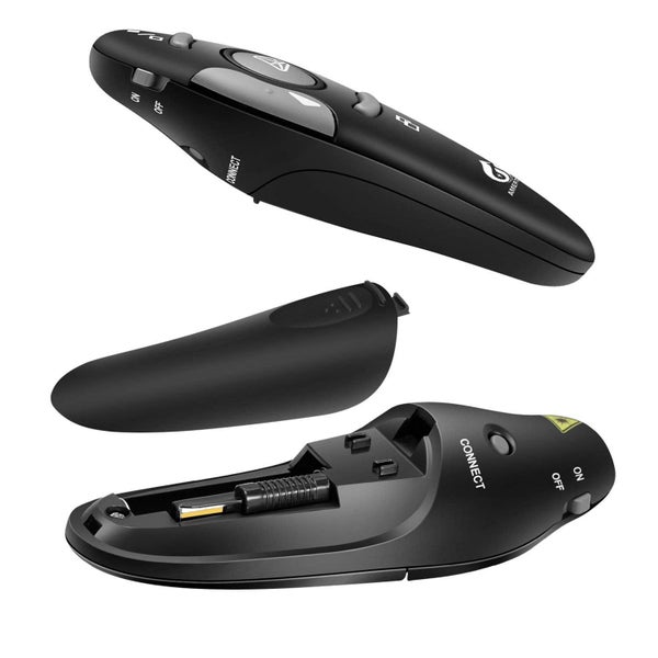 Wireless Presenter, PPT Controller Presentation Remote Control Laser Po Carousel 7