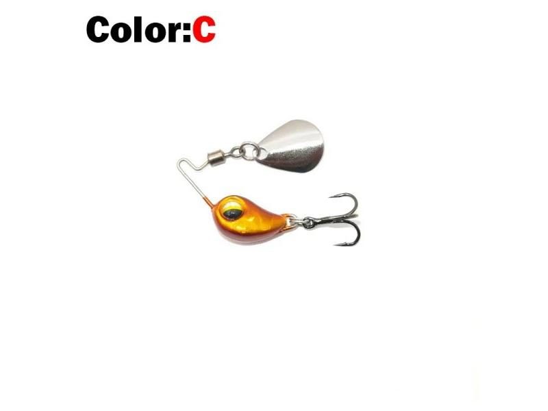 Metal VIB Micro Fishing Lure 4.5g 7.5g Sinking Spoon Baits Carousel 1