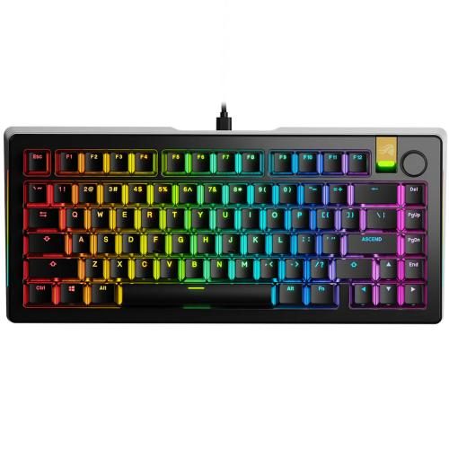 Glorious GMMK 3 Pro HE 75% Wireless Prebuilt Keyboard - Black Carousel 1
