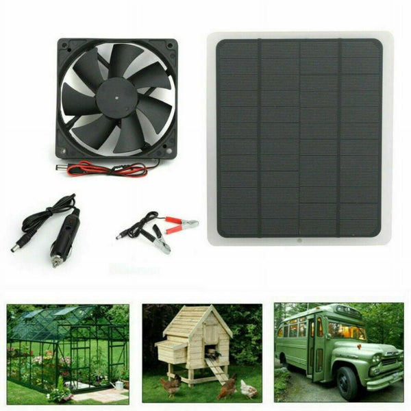 20W Solar Powered Fan Mini Ventilator for Your House Ventilates Your House, G Carousel 1