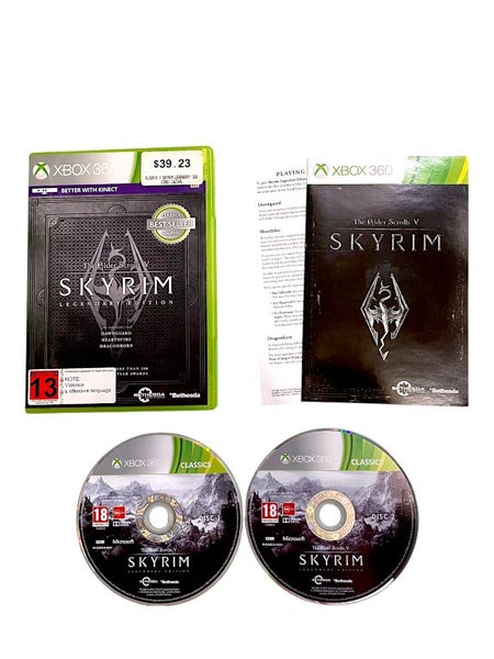 The Elder Scrolls V: Skyrim Legendary Edition (Xbox 360) *MINT COMPLETE* Carousel 1
