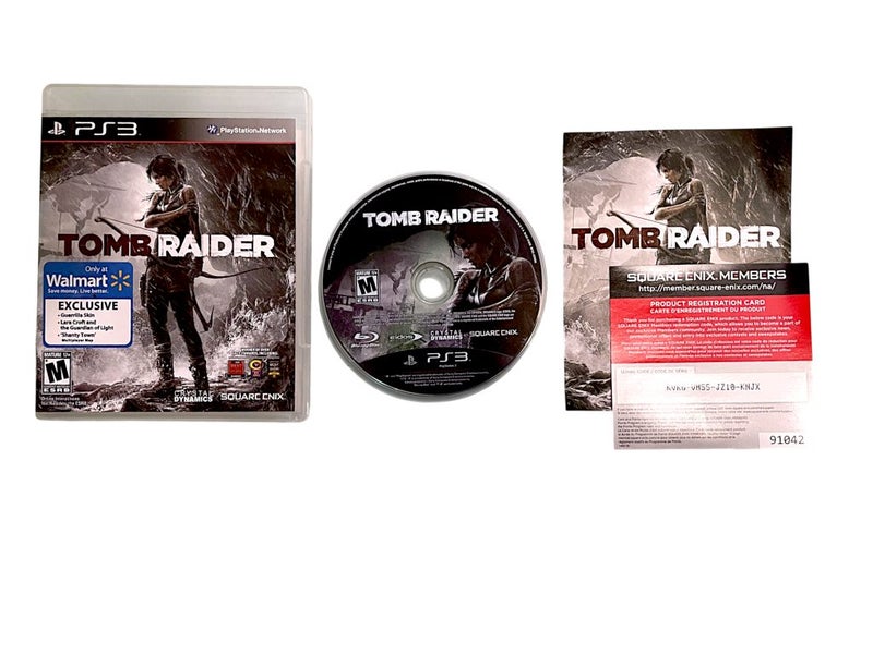 Tomb Raider (PS3) *WALMART EXCLUSIVE - RARE* Carousel 1