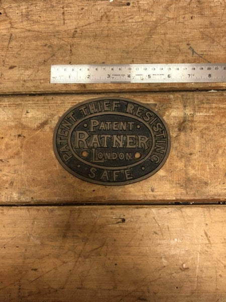 Antique Brass Plaque - Thief Resisting – Ratner London Carousel 1