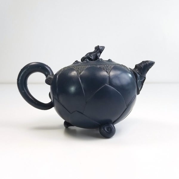 Chinese Yixing Zisha Clay Frog & Lotus Seed Teapot - $1 Res Charity Auction! Carousel 1