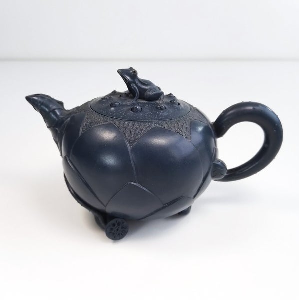 Chinese Yixing Zisha Clay Frog & Lotus Seed Teapot - $1 Res Charity Auction! Carousel 2
