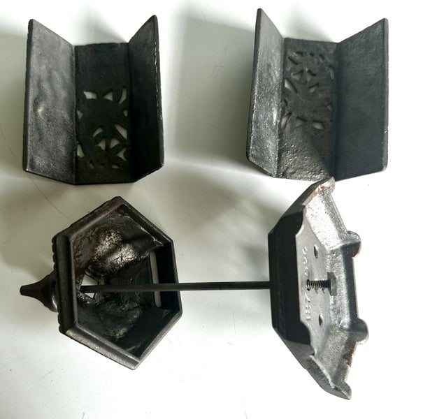 Antique cast iron post box money bank Carousel 7