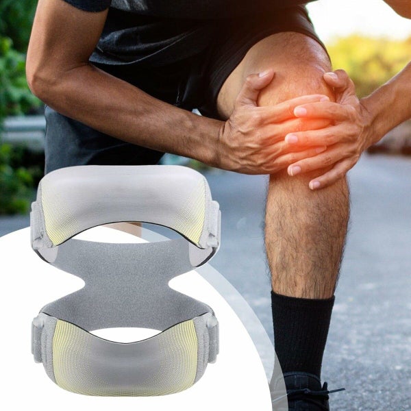 Knee Brace with Patella Knee Strap Adjustable Compression Support Sleeve Carousel 1