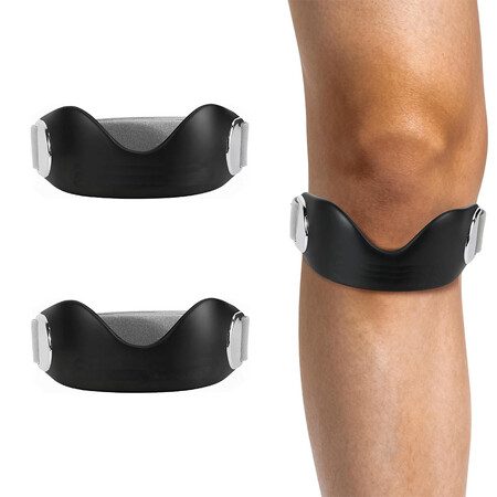 2 Pcs Patellar Tendon Knee Strap Adjustable Knee Brace Carousel 1