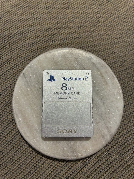 Silver ps2 8mb memory card Carousel 1