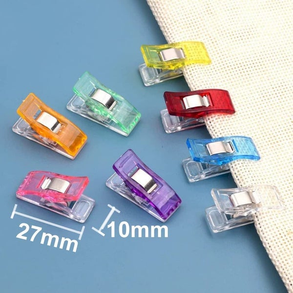100PCS Sewing Clips for Quilting Crafting,Wonder Clips, Quilting Clips,Craft Carousel 2
