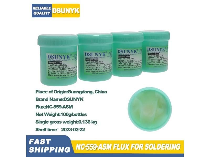 High Quality 100g No-Clean Solder Flux For BGA PCB Welding Carousel 2