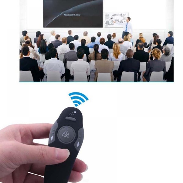 Wireless Presenter Presentation Clicker with Red Laser Pointer, 2.4GHz RF Wir Carousel 2