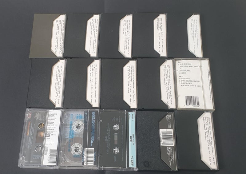 Bulk lot AC DC Cassette Tapes old Carousel 2