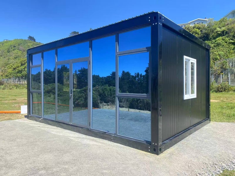 6*4m Glass Wall PORTABLE UNIT / CABIN/BUILDING/TINY HOUSE/SHED Carousel 1