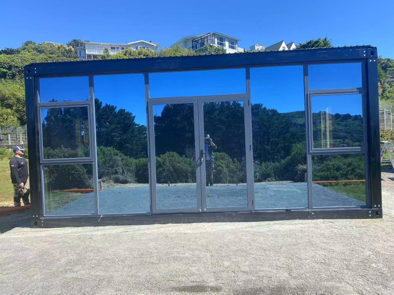 6*4m Glass Wall PORTABLE UNIT / CABIN/BUILDING/TINY HOUSE/SHED Carousel 2