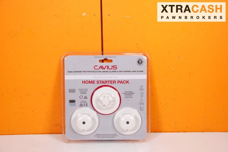 Cavius Smoke and Heat Alarms - Home starter pack (3) Carousel 1