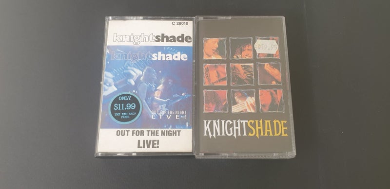 Knight Shade legendary New Zealand hard rock band Cassette Tapes old Carousel 1
