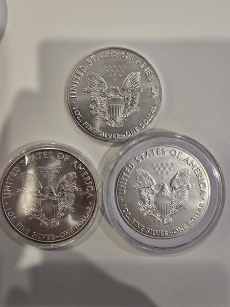 3x 1oz .999 fine silver Coins Carousel 2