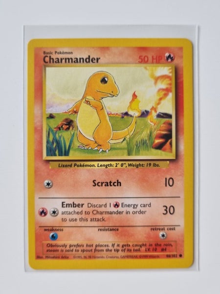 Charmander - WoTC Base Set 46/102 Common - (MINT) #2 Carousel 1
