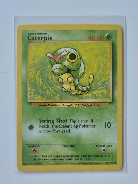 Caterpie - WoTC Base Set - 45/102 Common - (NM) #2 Carousel 1