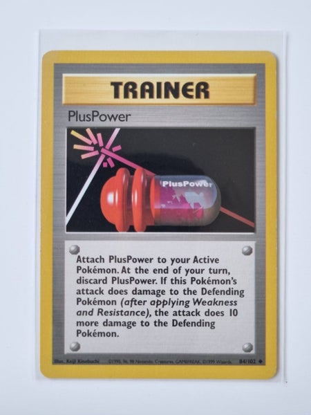 PlusPower- WoTC Base Set - 84/102 Uncommon - (NM) Carousel 1