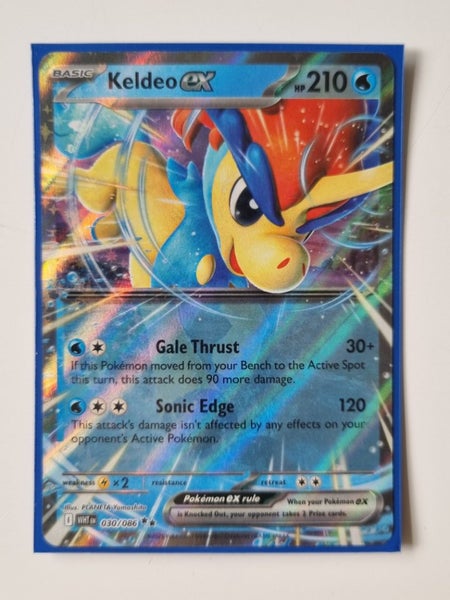 Keldeo EX - White Flare - Double Rare 030/086 (MINT) Carousel 1