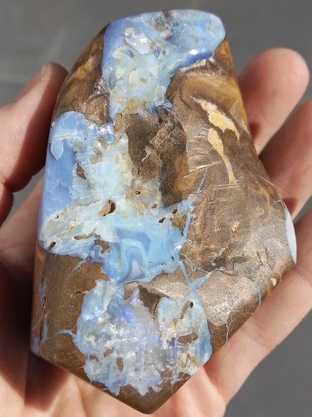 Australian Boulder Opal Ironstone Specimen 307 Grams - $1 No Reserve! Carousel 2