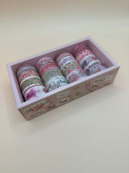 20pc Floral Washi Tape Set Carousel 1