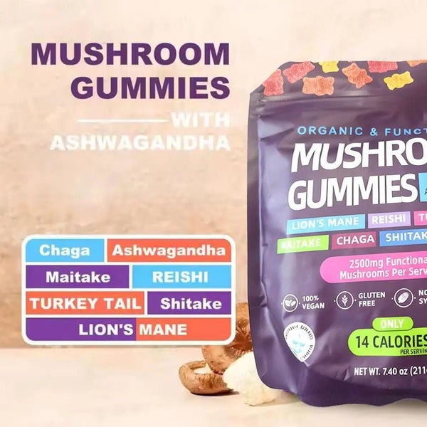 Mushroom Gummies for Nutrient-Rich, Immune Boost Carousel 10