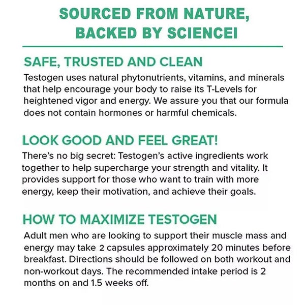 Triple Action Testosterone Booster for Men - Enhance Muscle Growth, Metabolism Carousel 9