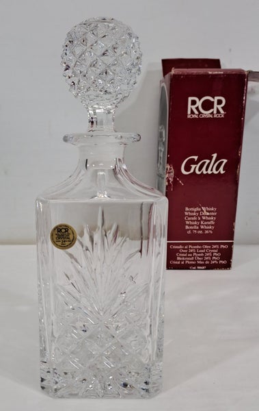 Royal Crystal Rock, Italy, Whiskey Decanter, 750ml Carousel 1