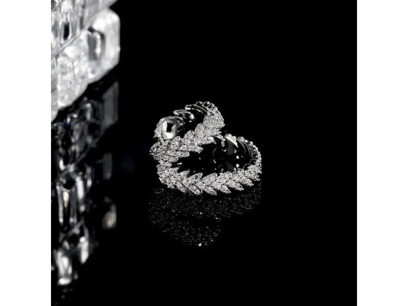 Foliage Ear Cuff Inlay Zircon Non-Piercing For Women Carousel 2
