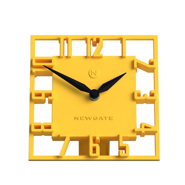 Newgate Highline Mantel Clock-Yellow Carousel 1