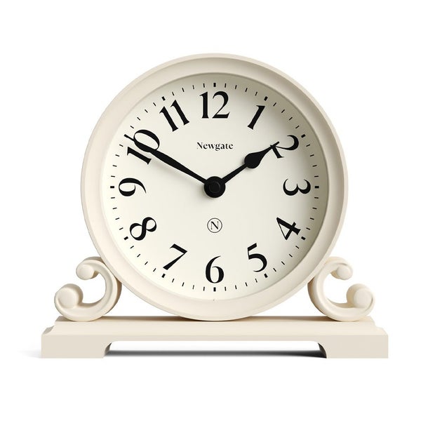 Newgate Divisadero Mantel Clock-Vanilla Cream Carousel 1