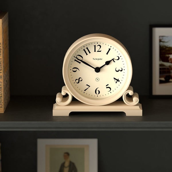 Newgate Divisadero Mantel Clock-Vanilla Cream Carousel 2