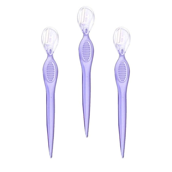 3Pcs Facial Razor Eyebrow Shaper beauty makeup tools Straight Handle Eyebrow Carousel 1