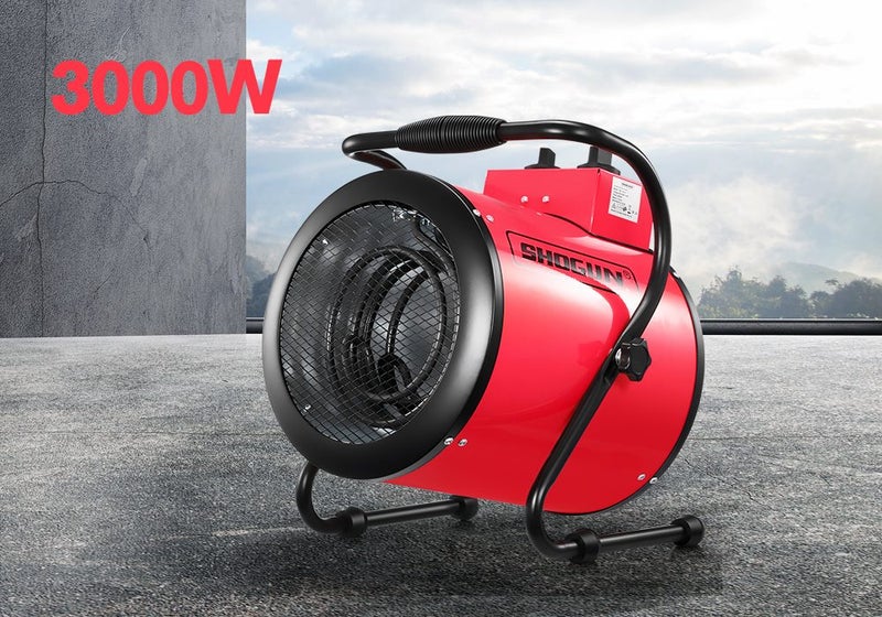 Electric Industrial Fan Heater 3000W Carousel 1