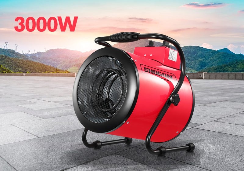 Electric Industrial Fan Heater 3000W Carousel 2