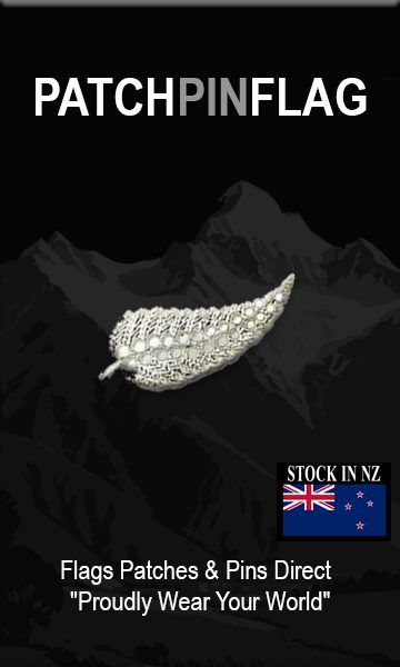 Lot of 5 x Silver Fern Brooch Lapel Carousel 1