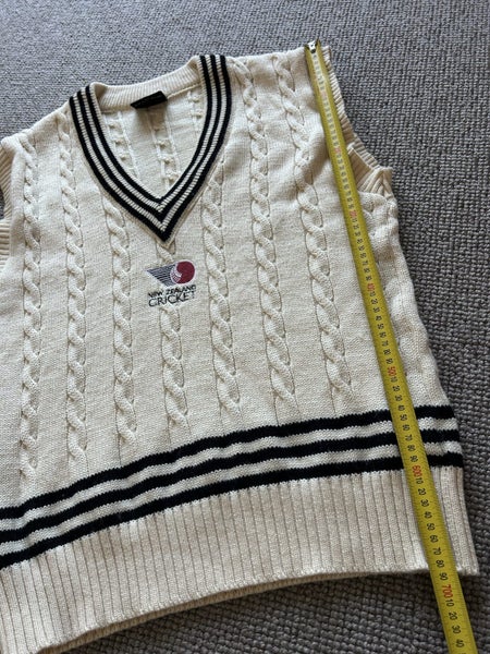 Vintage New Zealand Cricket Vest Size L Carousel 6