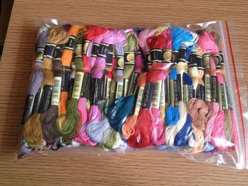 100 Skeins Cross Stitch Embroidery Floss Choose Your Colors Carousel 1