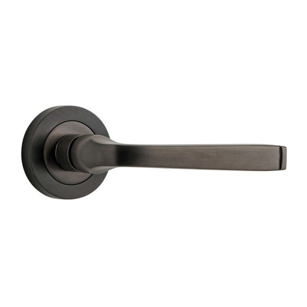 Iver Annecy Door Lever Handle on Round Rose Carousel 1