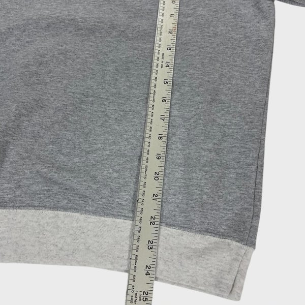 CHAMPION GREY SWEATSHIRT WITH EMBROIDED LOGO (M) Carousel 7