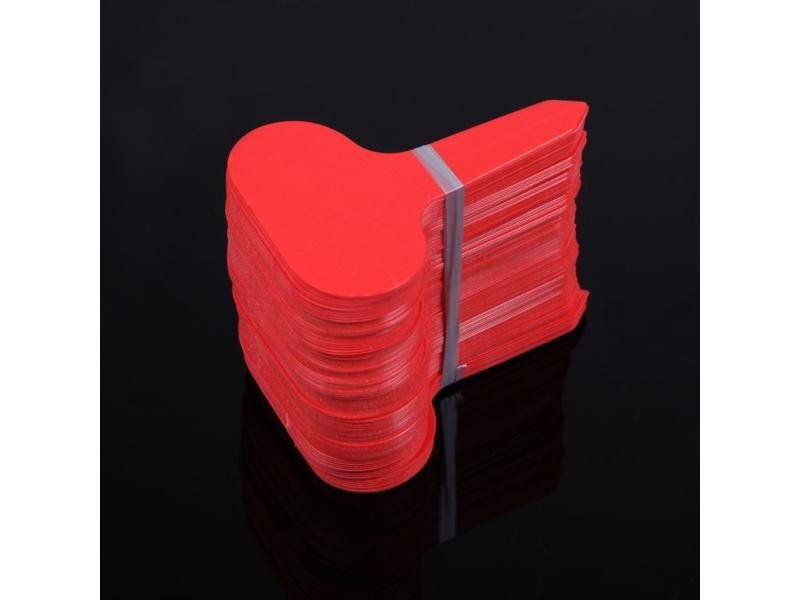 100 Pcs Plastic Plant Tags For Nursery Garden Seedling Markers Carousel 1